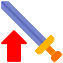 Free Arrow Up Attack Icon