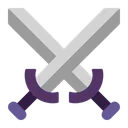 Free Swords Flat Icon
