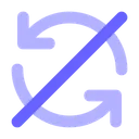 Free Sync Cancel Sync Sync Slash Icon