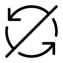 Free Synchronisierung abbrechen  Symbol