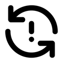 Free Synchronisierungsfehler Neuladefehler Aktualisierungsfehler Symbol