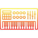 Free Synthesizer Music Instrument Icon