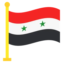 Syrien-flagge - Kostenlose flaggen Icons