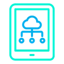 Free Cloud Tab Tablet Icon