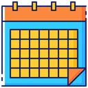 Free Table Calendar Schedule Icon