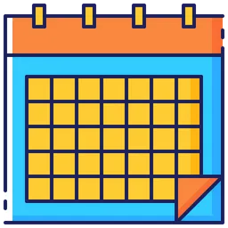 Free Tabel calendar  Icon