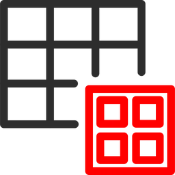 Free Table Grid  Icon