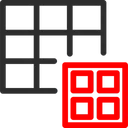 Free Table Grid Adjust Grid Icon