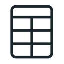 Free Table Format File Icon