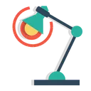 Free Table Study Lamp Icon