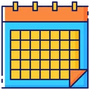 Free Tableau Calendrier Calendrier Icône