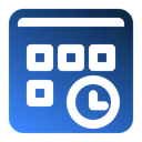 Free Tableau Dhoraires Bureau Horaire Icône