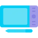 Free Drawing Tablet Monitor Icon