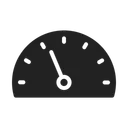 Free Geschwindigkeit Leistung Dashboard Symbol