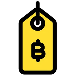 Free Tag Bitcoin  Icon