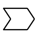 Free Tag Chevron  Icon