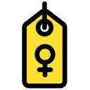 Free Tag Female Icon