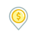 Free Tag Location Dollar Icon