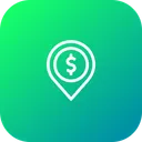 Free Tag Location Dollar Icon