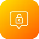 Free Tag Location Lock Icon