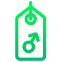 Free Tag Male Tag Label Icon