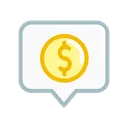 Free Etichetta Posizione Dollaro Icon