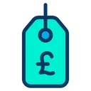 Free Pound Label Tag Icon