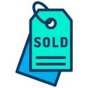 Free Sold Tag Sold Label Tag Icon