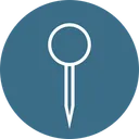 Free Tailor Pin Sew Icon