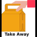 Free Take Away Takeaway Food Parcel Icon