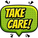 Free Take Care Speech Bouble Chat Bouble Icon