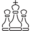 Free Vorteil Schach Strategie Symbol