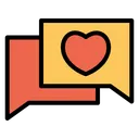 Free Chat Chatting Love Messages Icon