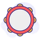 Free Tambourine Music Instrument Icon