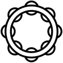 Free Tambourin  Symbol