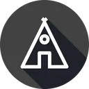Free Tant Tracking Camp Icon