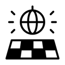 Free Tanzfläche  Symbol