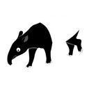 Free Tapir Animal Mammal Icon