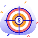 Free Target Profit Money Icon