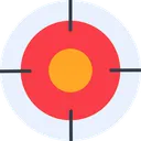 Free Target Aim Athletics Icon