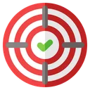Free Target Aim Approve Icon