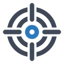 Free Target Shooter Goal Icon