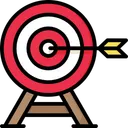 Free Target Archery Bullseye Icon