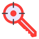 Free Target Keyword Key Keyword Icon