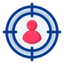 Free Target Market  Icon