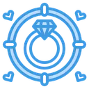 Free Target Love Ring Icon