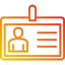 Free Tarjeta de identificación  Icono