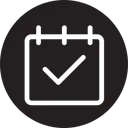 Free Task Calender Schedule Icon