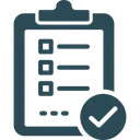 Free Task Complete Checkmark Verified Document Icon