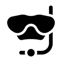 Free Tauchermaske  Symbol